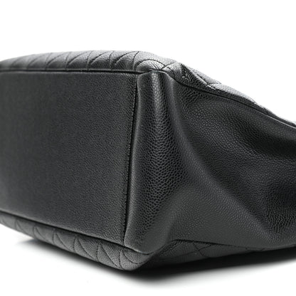Chanel Caviar Quilted Grand Shopping Tote GST Black 9 of 10