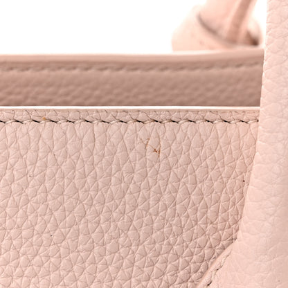 Saint Laurent Grained Calfskin Small Sac De Jour Marble Pink 15 of 16