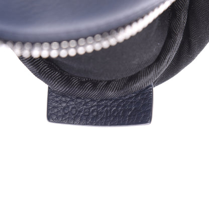 Christian Dior HOMME Grained Calfskin Mens Roller Pouch Navy Blue 6 of 9