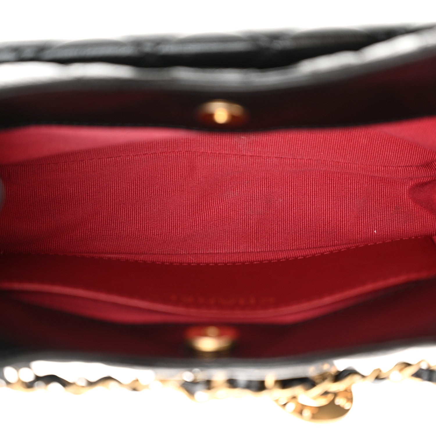 Chanel Shiny Crumpled Calfskin Quilted Small Wavy CC Hobo Black 5 of 11