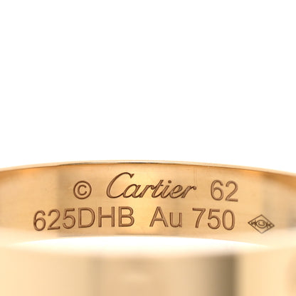 Cartier 18K Yellow Gold 3.5mm LOVE Wedding Band Ring 62 10 4 of 5