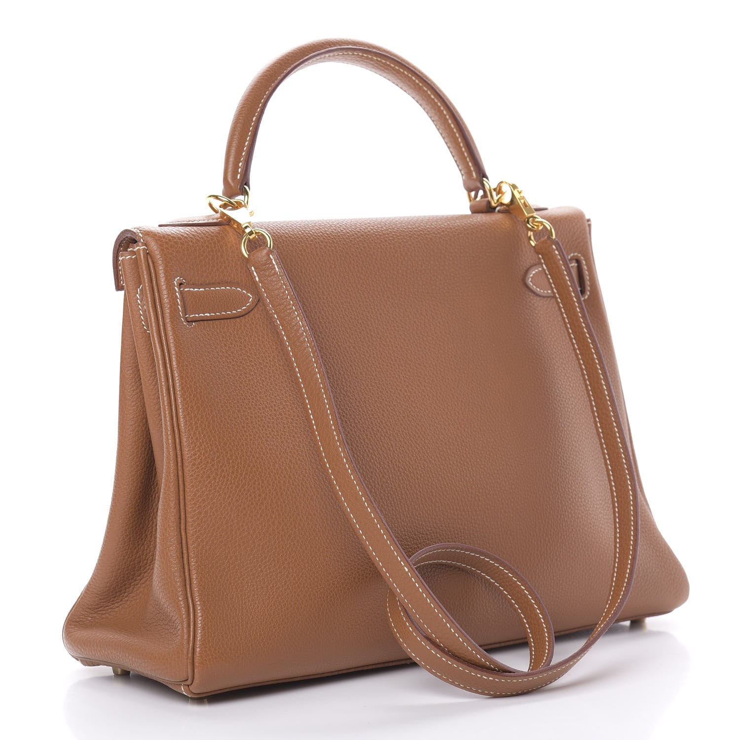 Hermes Togo Kelly Retourne 32 Gold 3 of 13