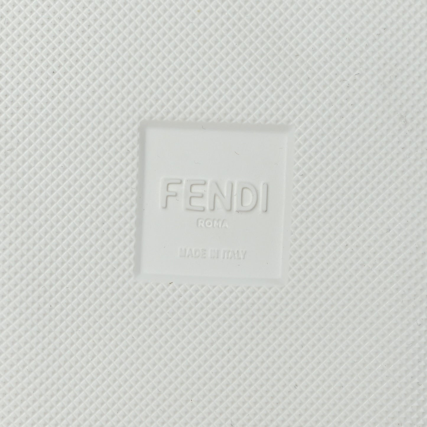 Vitello Technical Fabric FF Mens High Top Sneakers 8 Ultra White White Rosso Cardinale Black