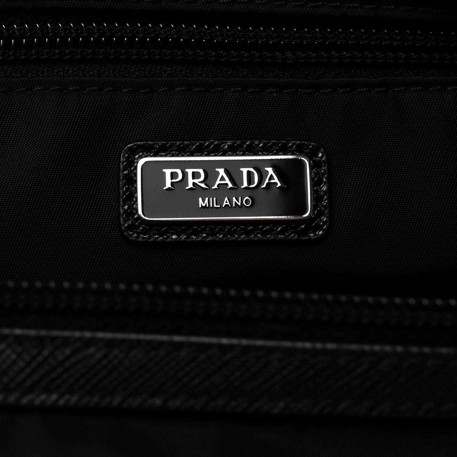 Prada Re-Nylon Saffiano Travel Pouch Black 8 of 8