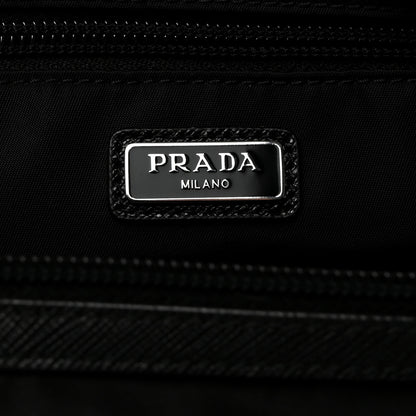 Prada Re-Nylon Saffiano Travel Pouch Black 8 of 8