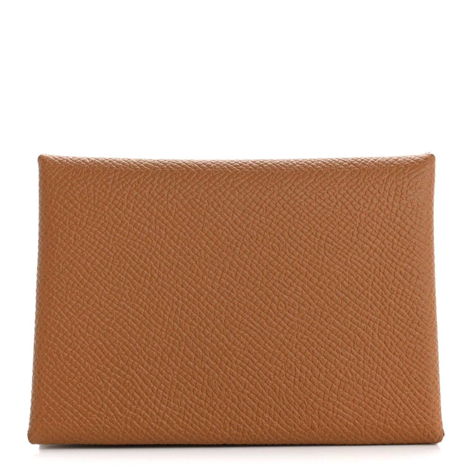 Hermes Epsom Calvi Duo Card Case Gold 1 of 8