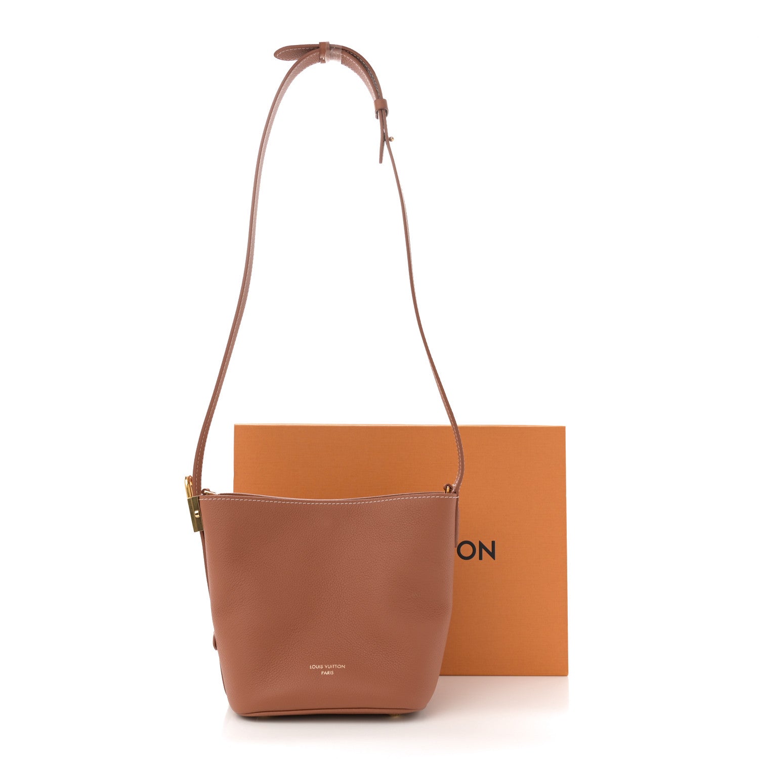 Louis Vuitton Grained Calfskin Low Key All In BB Cognac 10 of 10