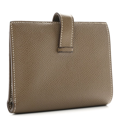 Hermes Epsom Bearn Compact Wallet Etoupe 3 of 11