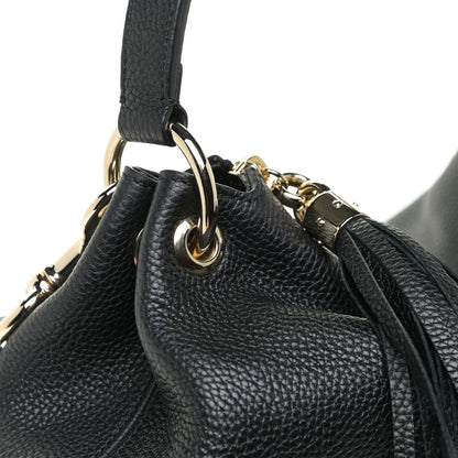 Gucci Pebbled Calfskin Large Soho Hobo Black 14 of 15