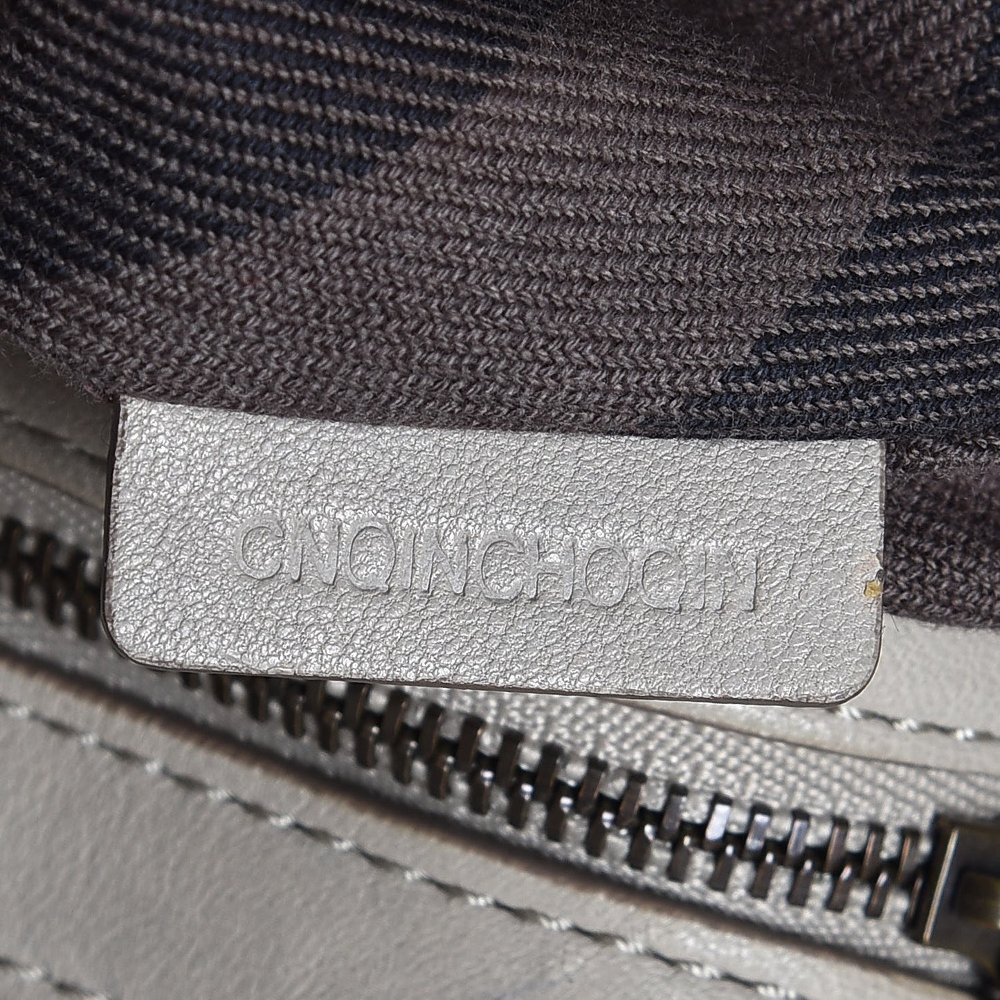 Lambskin Quilted Medium Enmore Hobo Grey