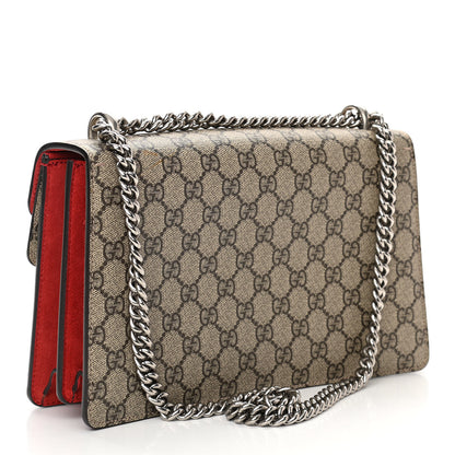 Gucci GG Supreme Monogram Small Dionysus Shoulder Bag Red 3 of 12