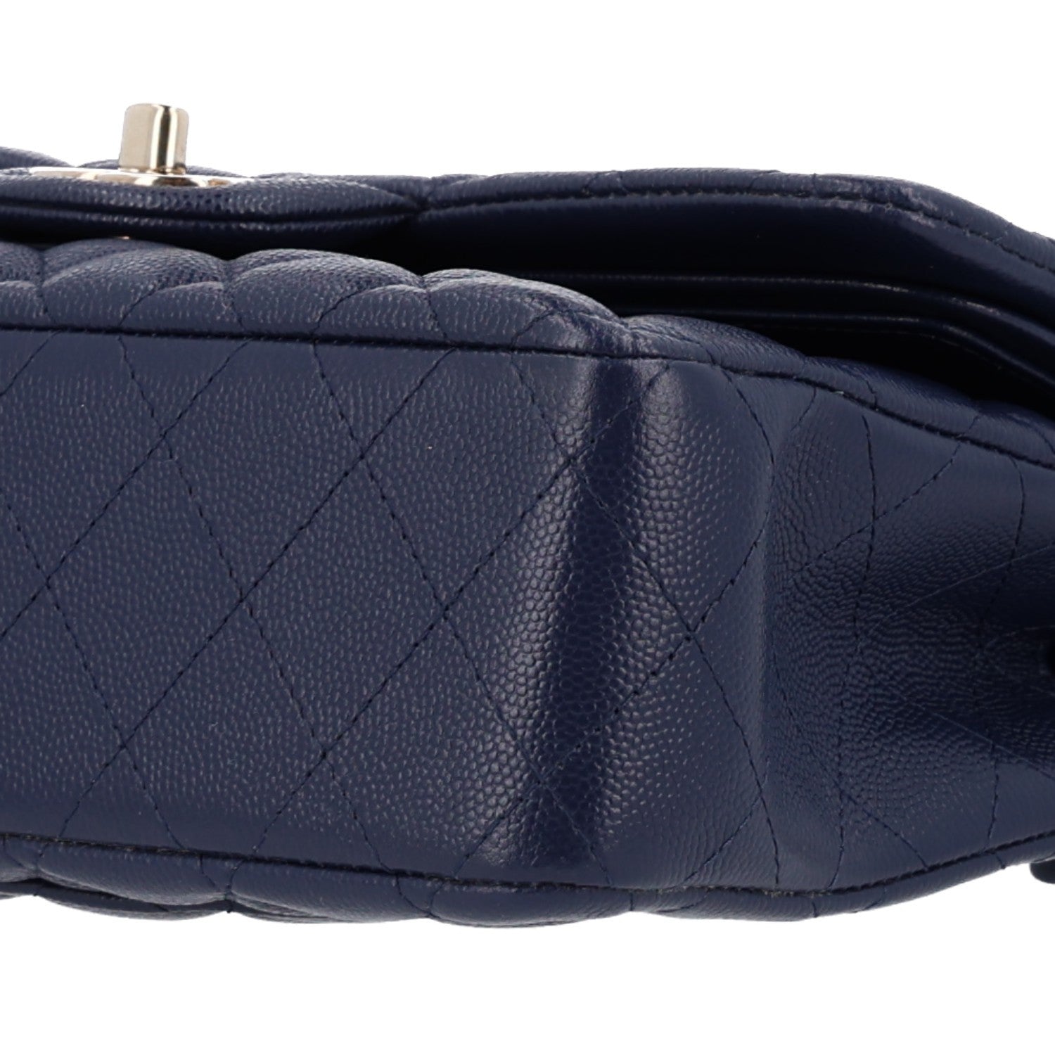 Chanel Caviar Quilted Small Double Flap Navy 11 of 11