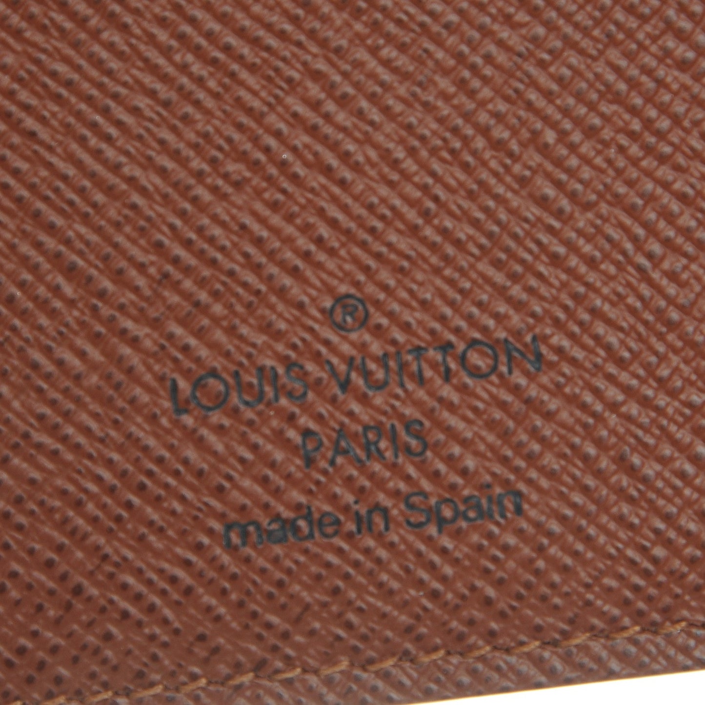 Monogram Desk Agenda Cover