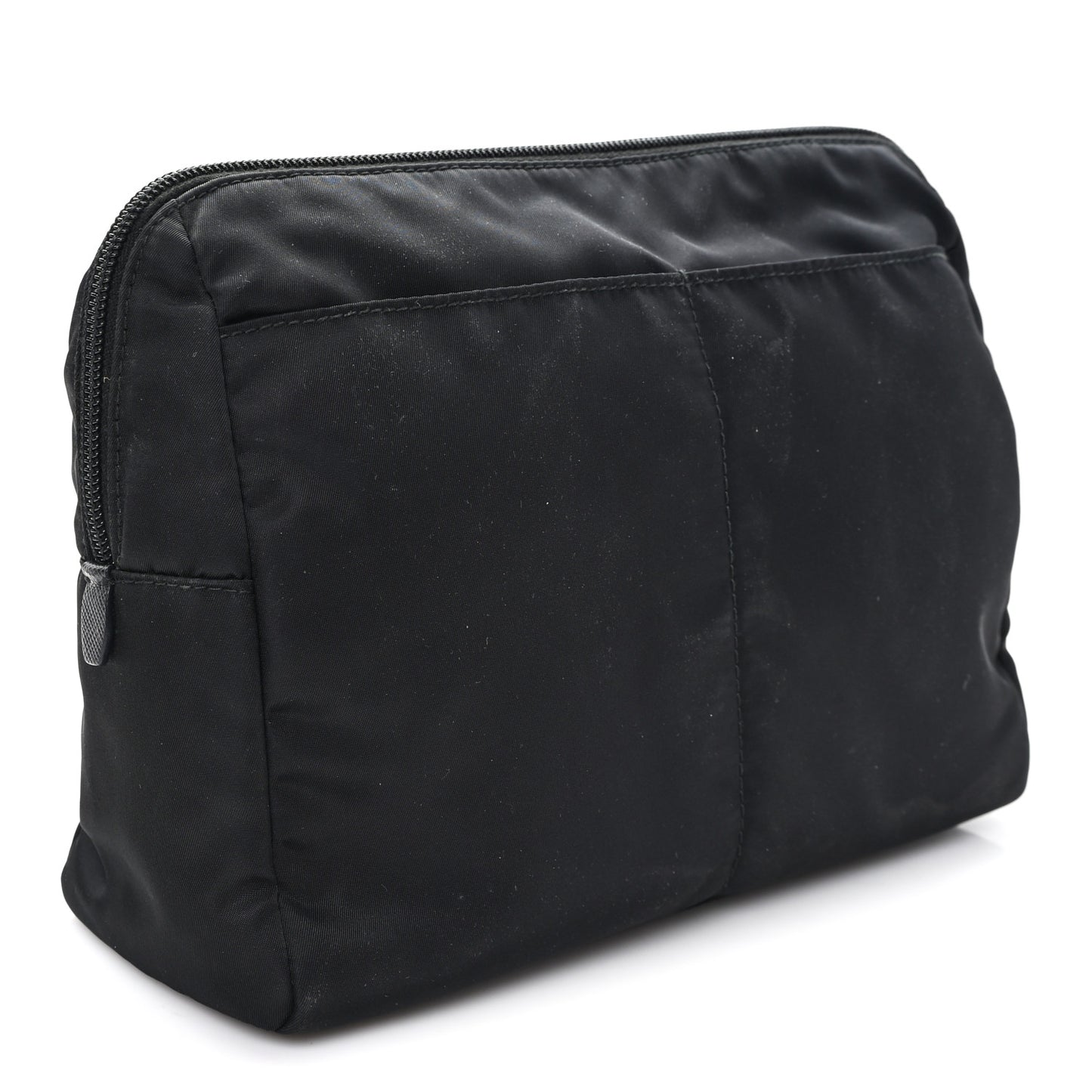 Re-Nylon Saffiano Travel Pouch Black Astrale