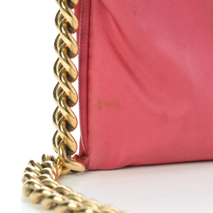 Prada Tessuto Nylon Saffiano Logo Crossbody Bag Fuxia 11 of 13