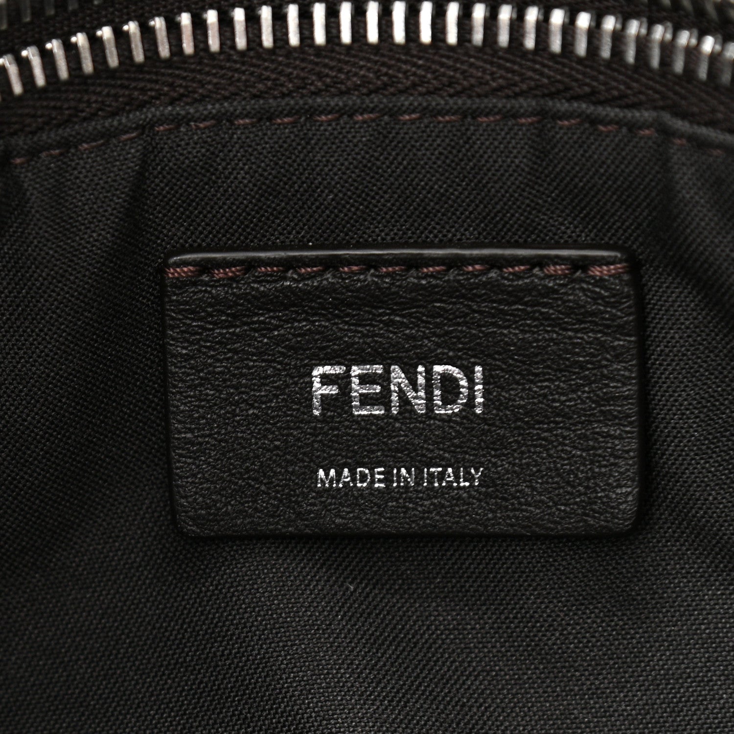 Fendi Vitello King Logo Embossed Medium By The Way Boston Bag Cuoio 6 of 12