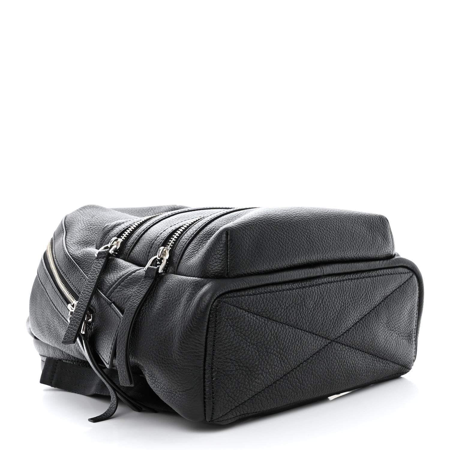 Marc Jacobs Pebbled Calfskin Biker Backpack Black 3 of 12