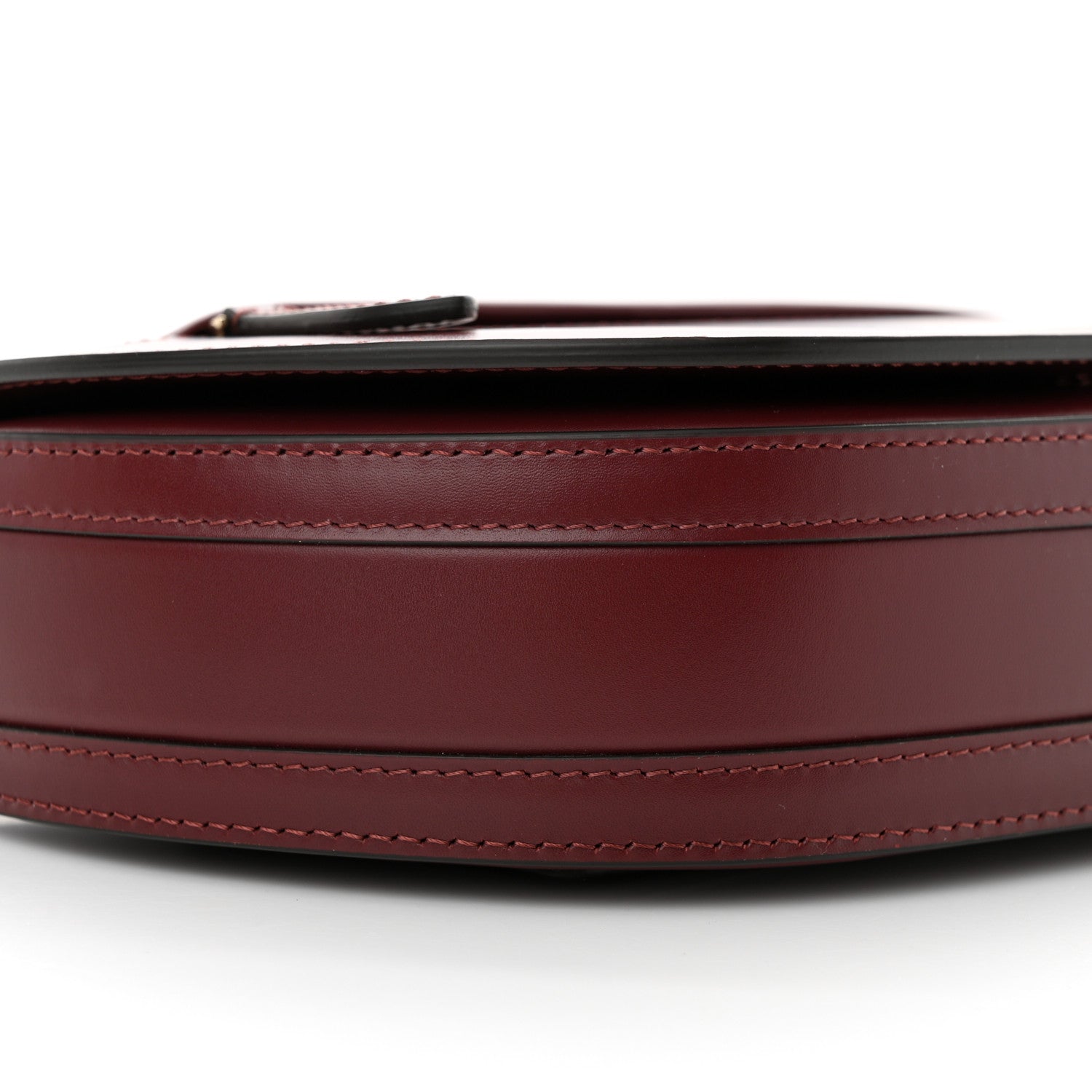 Burberry Calfskin Small Olympia Shoulder Bag Burgundy 7 of 9