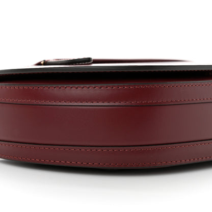 Burberry Calfskin Small Olympia Shoulder Bag Burgundy 7 of 9