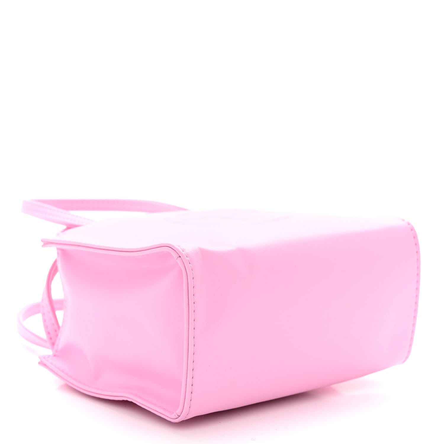 Telfar Vegan Leather Small Shopping Bag Bubblegum 4 of 9