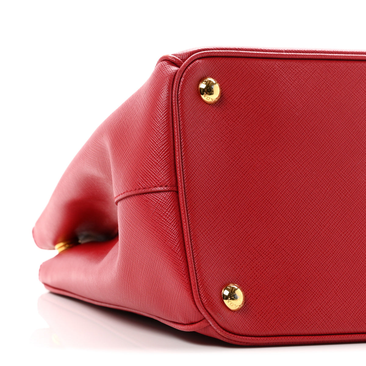 Prada Saffiano Lux Medium Galleria Double Zip Tote Fuoco 9 of 11