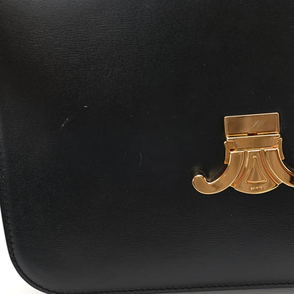 Celine Shiny Calfskin Large Triomphe Black 17 of 18