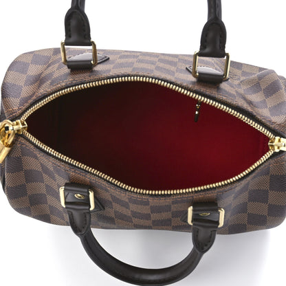 Louis Vuitton Damier Ebene Speedy Bandouliere 25 5 of 13