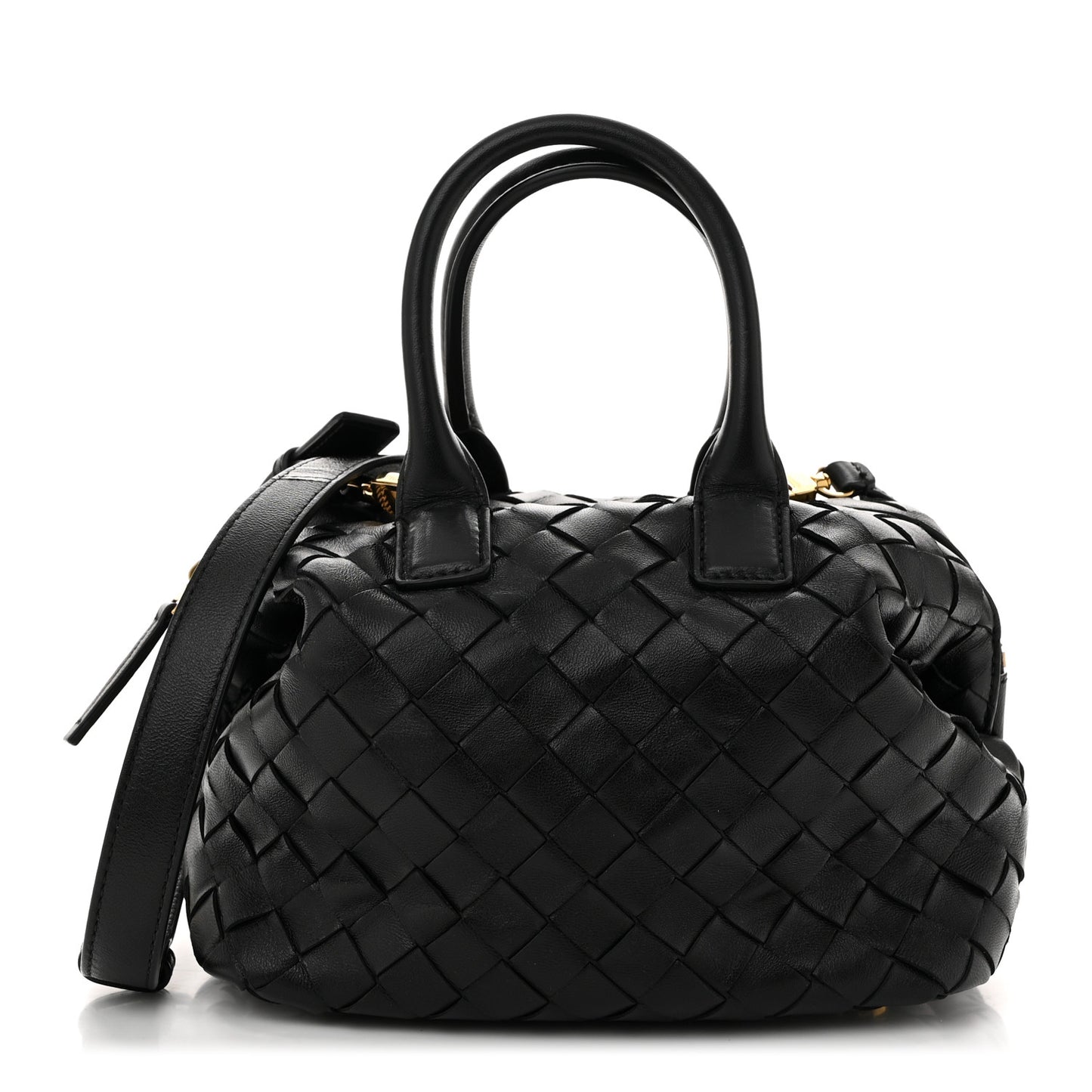Nappa Intrecciato Bauletto Black