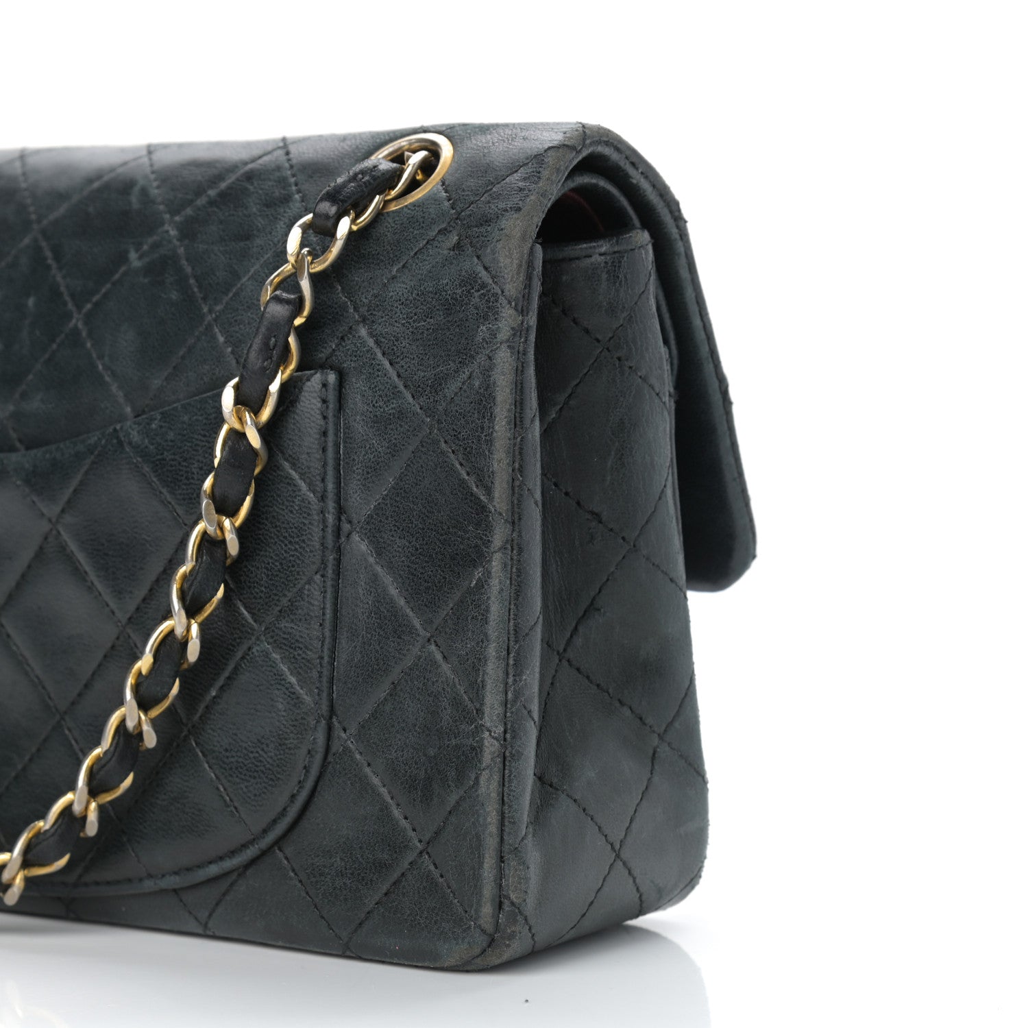Chanel Lambskin Quilted Small Double Flap Black 18 of 19