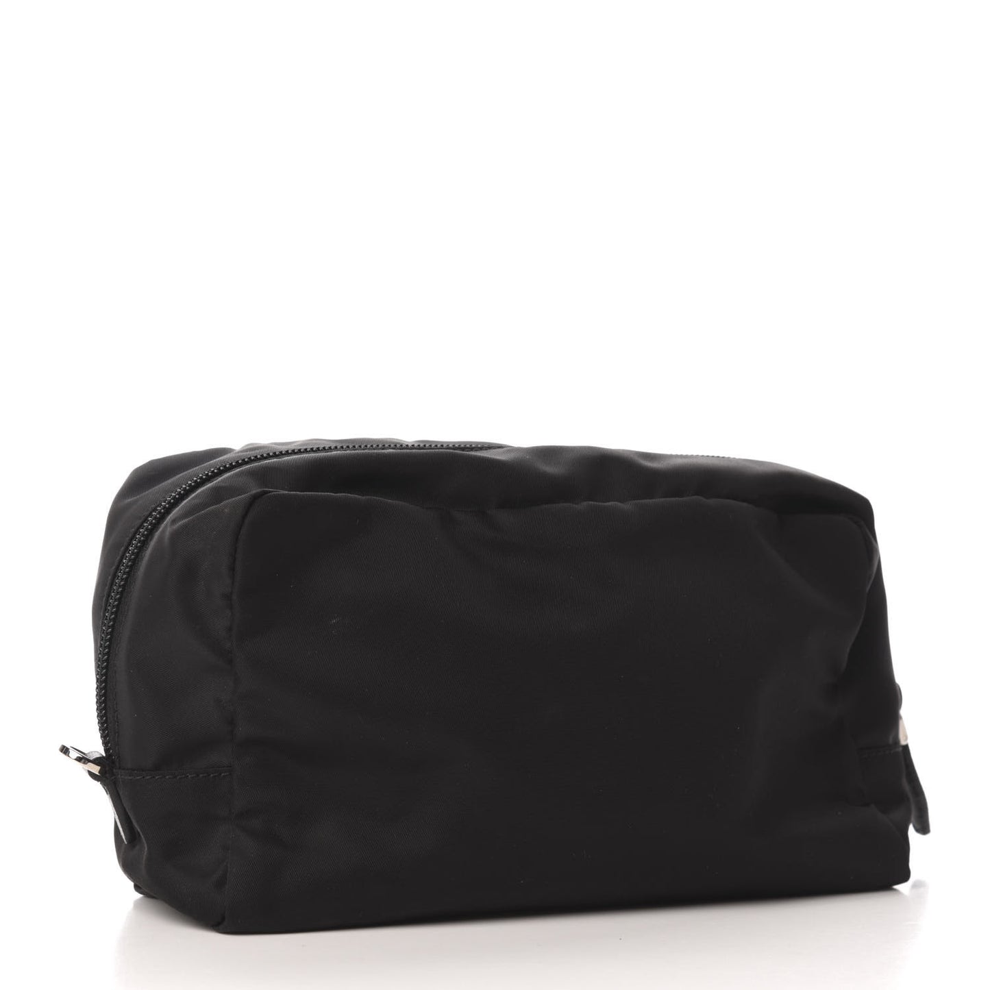 Nylon Tessuto Cosmetic Pouch Black