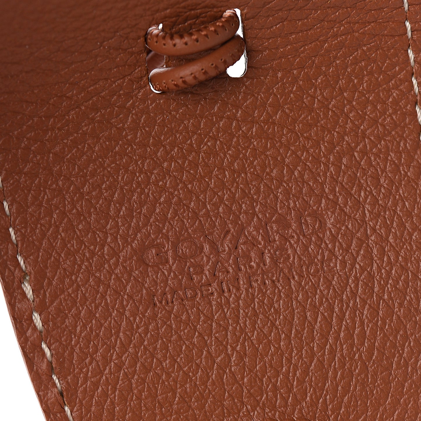 Calfskin Bag Clip Gold