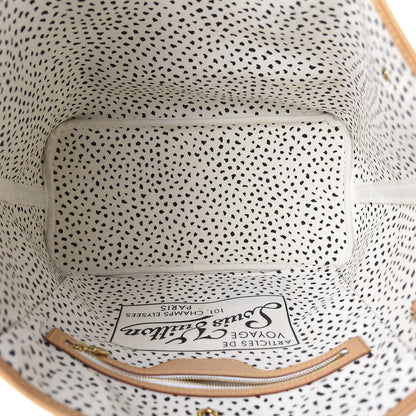 Louis Vuitton Monogram Kusama Waves Neverfull MM White 5 of 10