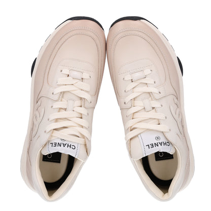 Chanel Gradiant Calfskin CC Womens Sneakers 37.5 Beige 2 of 11