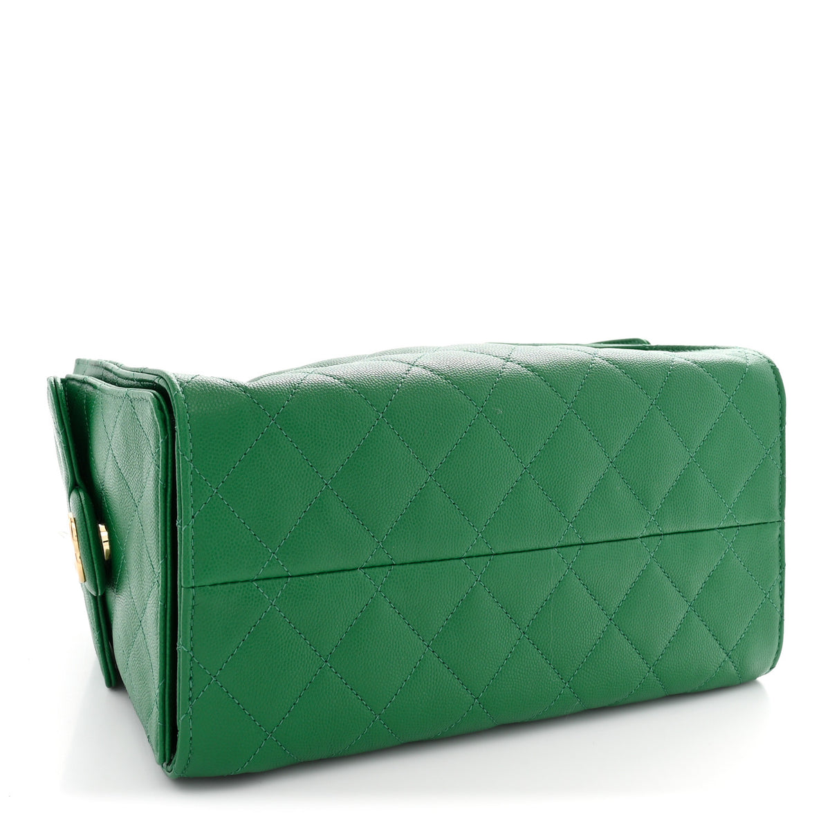 Chanel Caviar Quilted Small Chanel 25 Handbag Green 4 of 11