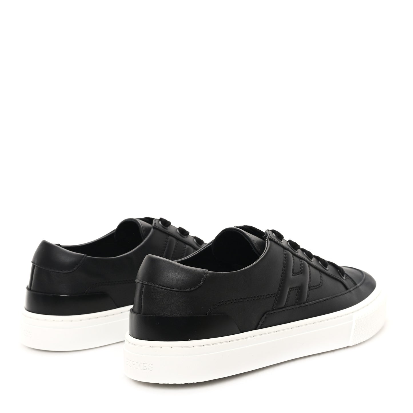Calfskin Deep Sneakers 35.5 Black