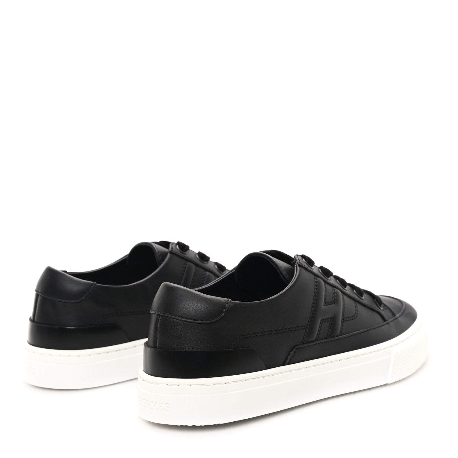 Hermes Calfskin Deep Sneakers 35.5 Black 5 of 9