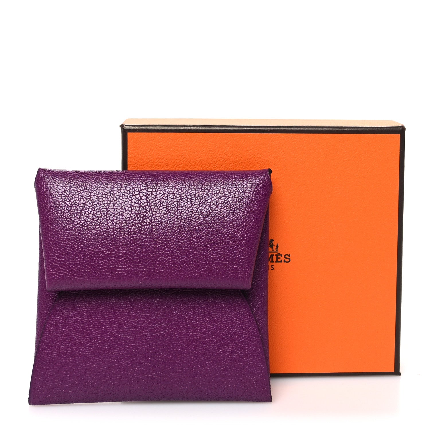 Hermes Chevre Mysore Bastia Coin Purse Anemone 10 of 10