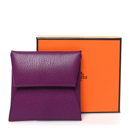 Hermes Chevre Mysore Bastia Coin Purse Anemone 10 of 10