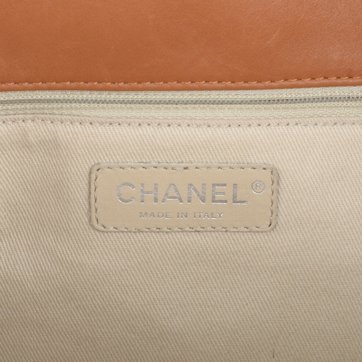 Chanel Calfskin Quilted Large In the Business Tote Dark Beige 6 of 7
