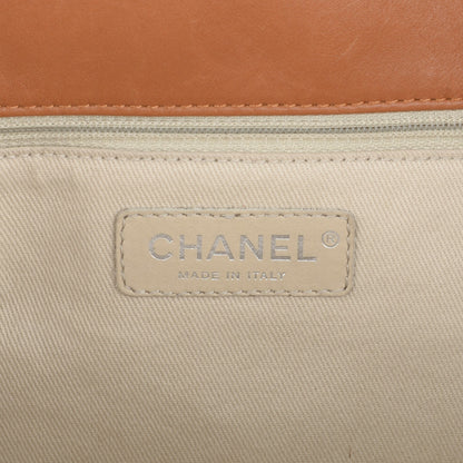 Chanel Calfskin Quilted Large In the Business Tote Dark Beige 6 of 7