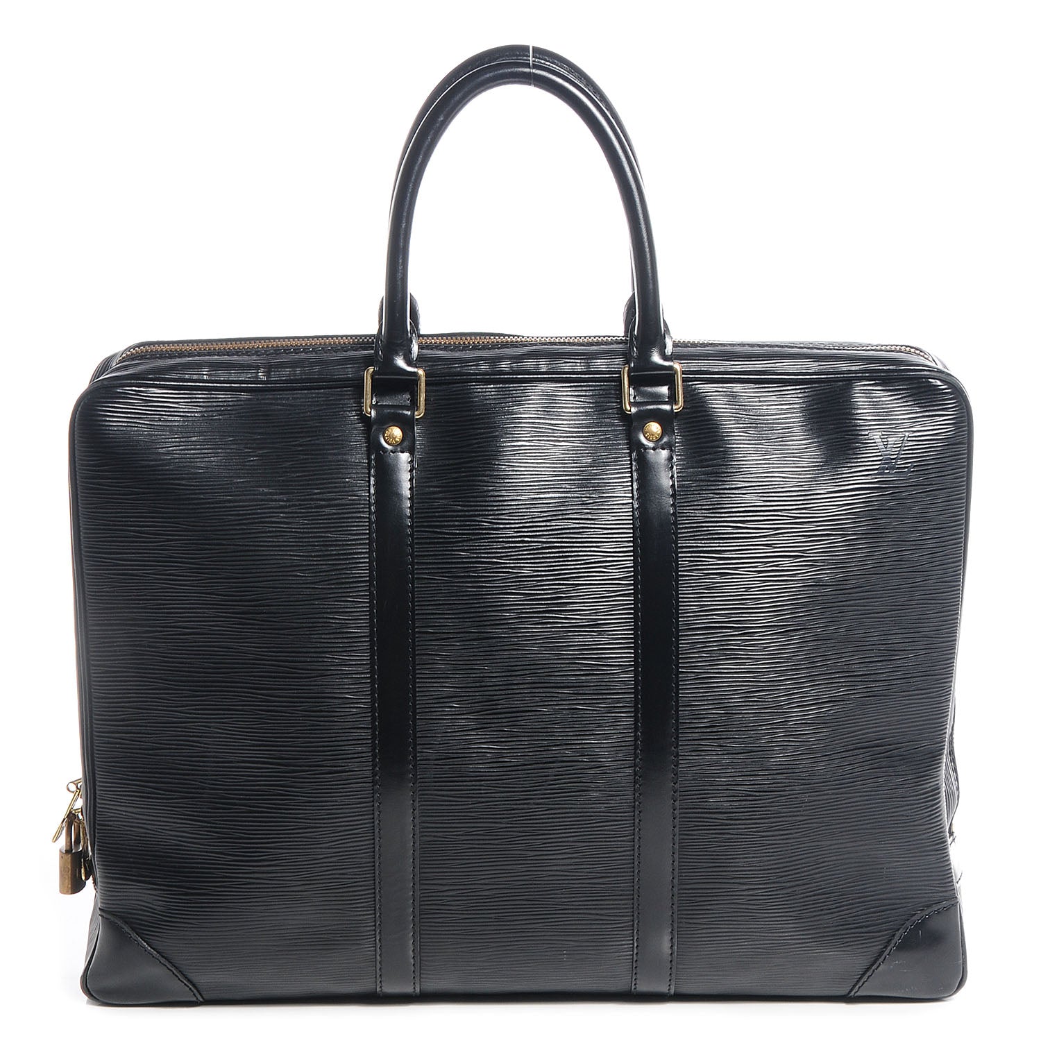 Louis Vuitton Epi Porte-Documents Voyage Briefcase Black 1 of 7