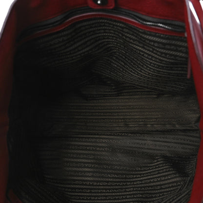 Prada Vitello Daino Tote Rosso 5 of 10