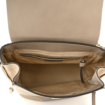 Chloe Suede Calfskin Small Faye Backpack Motty Grey 5 of 10