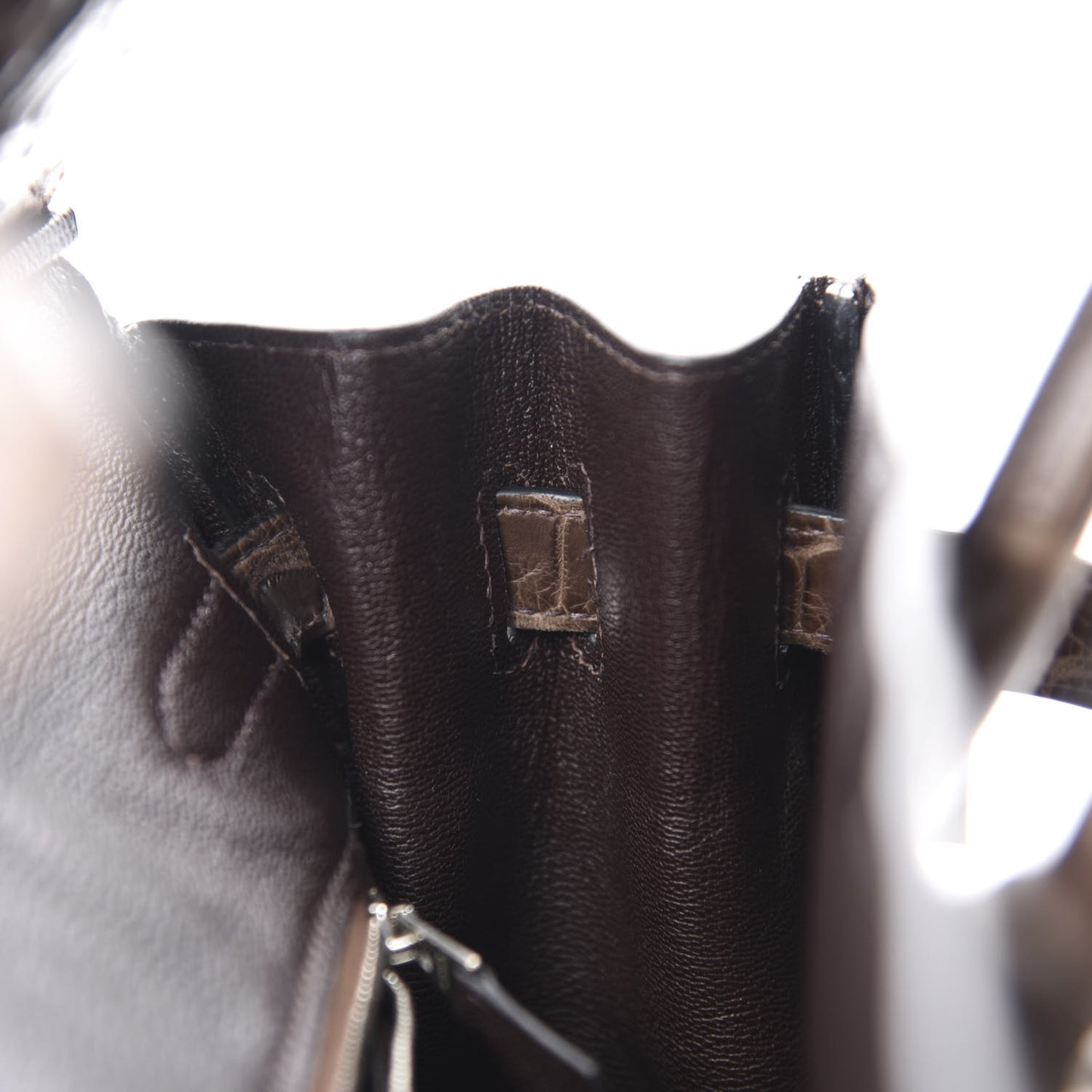Matte Niloticus Crocodile Birkin 30 Gris Elephant
