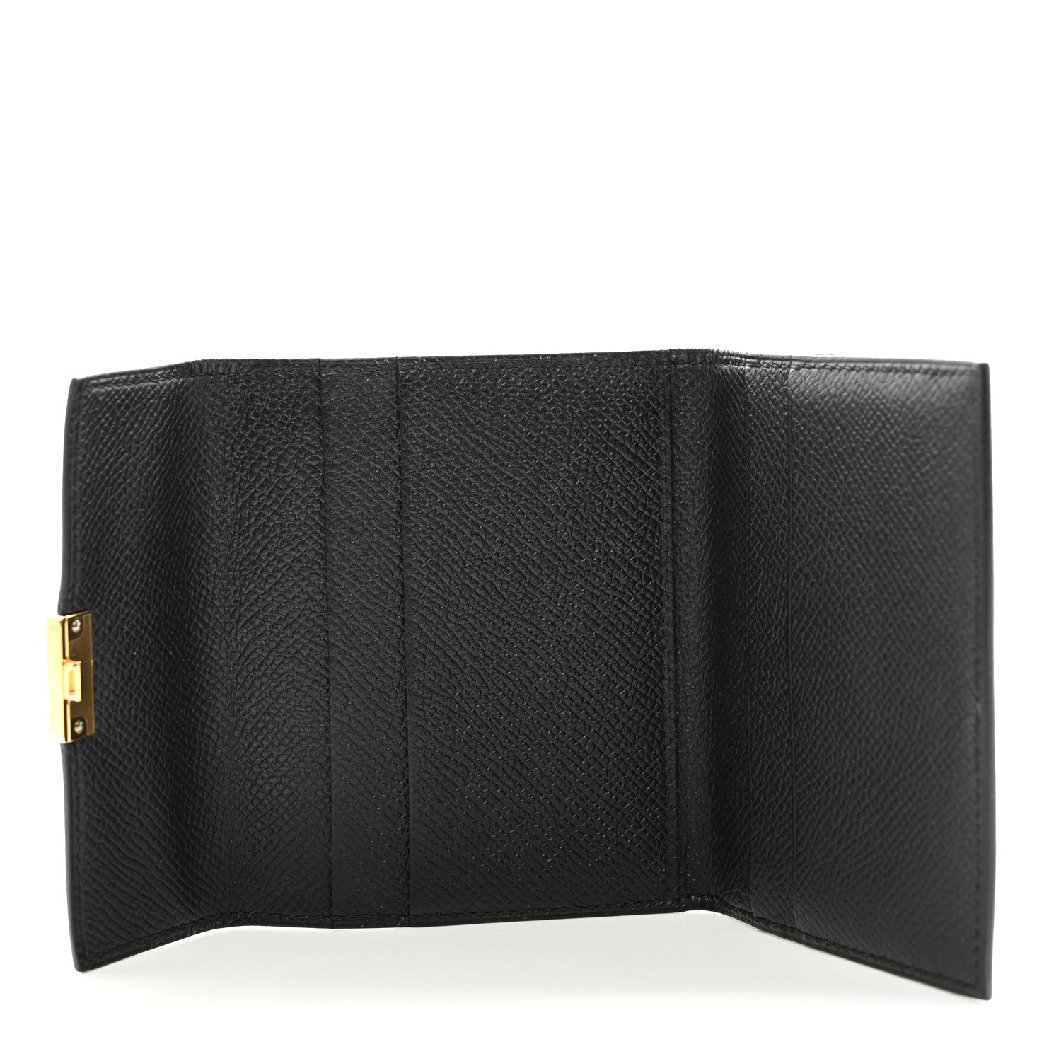 Hermes Epsom Clic Mini Card Holder Black 5 of 8