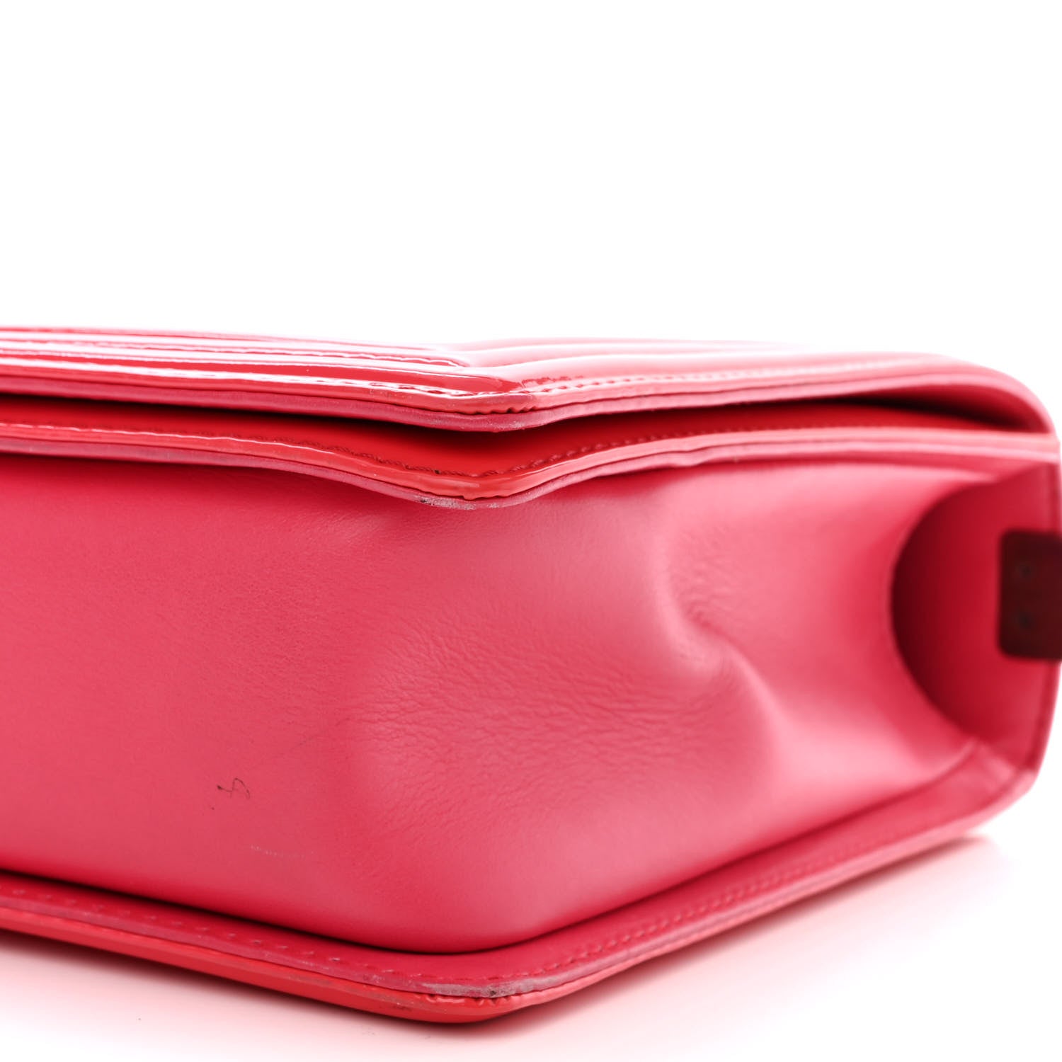 Chanel Patent Quilted Large Boy Flap Pink 10 of 14