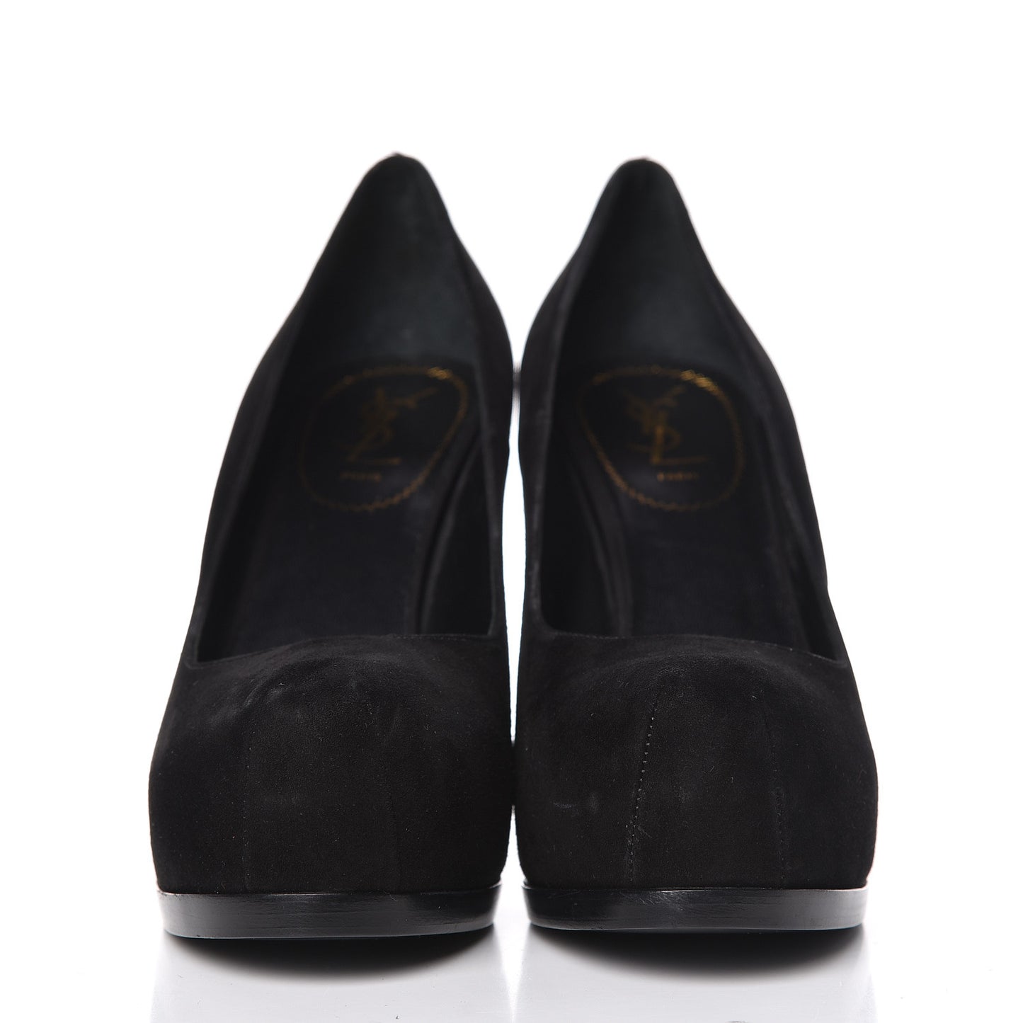 Suede Calfskin Tribtoo 80 Pumps 39.5 Black