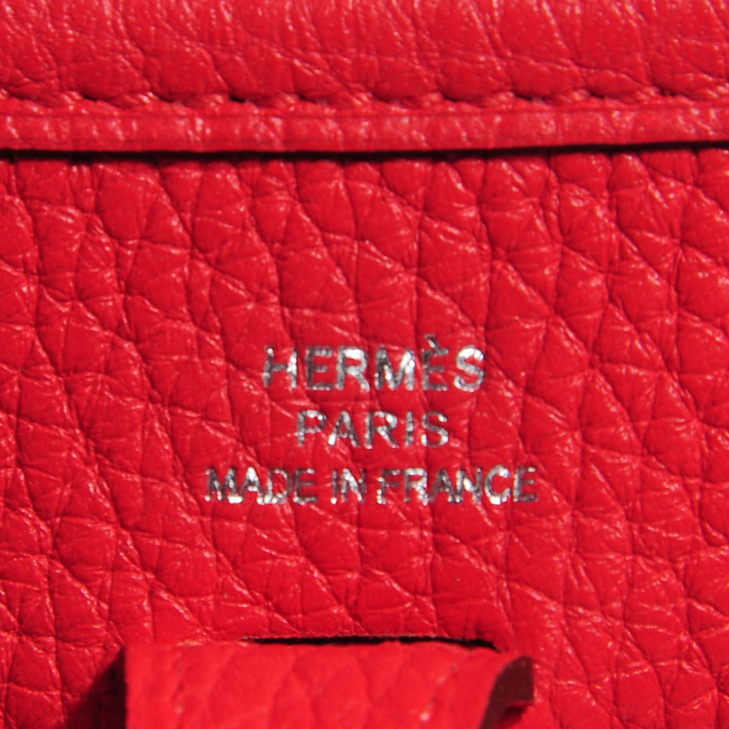 Hermes Taurillon Clemence Evelyne TPM Rouge Pivoine Rose Sakura 11 of 14