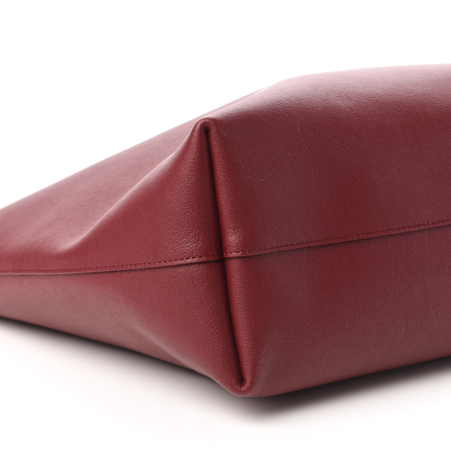 Saint Laurent Calfskin Large Shopping Tote Rouge Legion 6 of 10