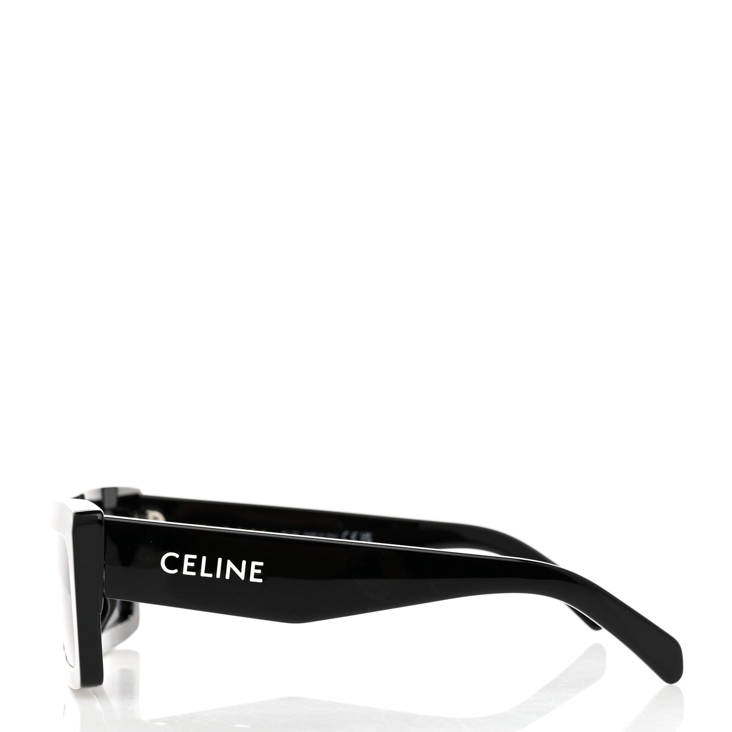 Acetate Monochroms Square Sunglasses CL40214U Black